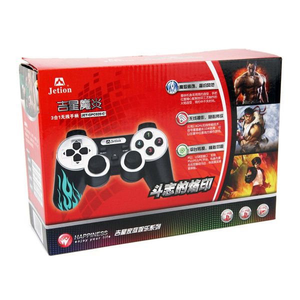 Choque do computador USB Controllers pega dupla sem fio para